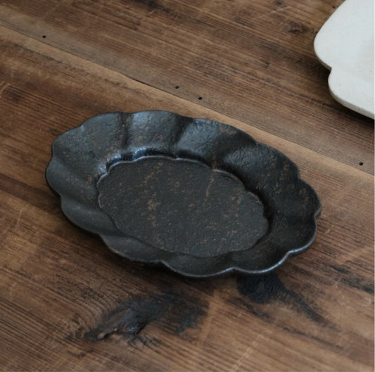 Inkstone Glazed Small Dish